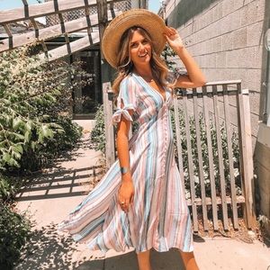 Striped Maxi Dress